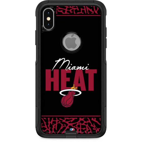 NBA Miami Heat Elephant Print Otterbox Commuter iPhone Skin