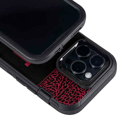 NBA Miami Heat Elephant Print Otterbox Defender iPhone Skin