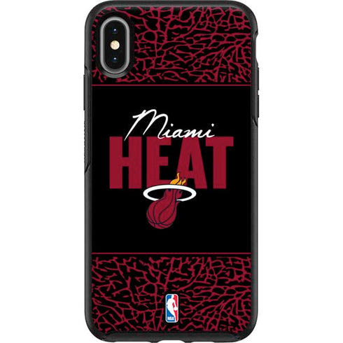 NBA Miami Heat Elephant Print Otterbox Symmetry iPhone Skin