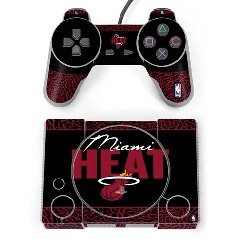 NBA Miami Heat Elephant Print PlayStation Classic Bundle Skin