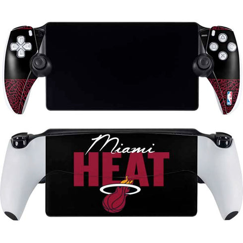 NBA Miami Heat Elephant Print PlayStation Portal Remote Player Skin
