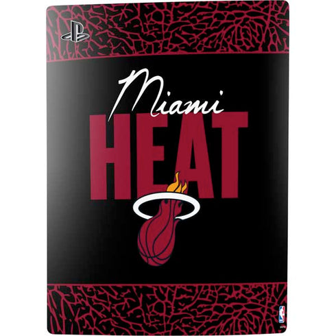 NBA Miami Heat Elephant Print PS5 Console Skin