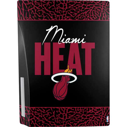 NBA Miami Heat Elephant Print PS5 Console Skin