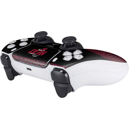 NBA Miami Heat Elephant Print PS5 Controller Skin