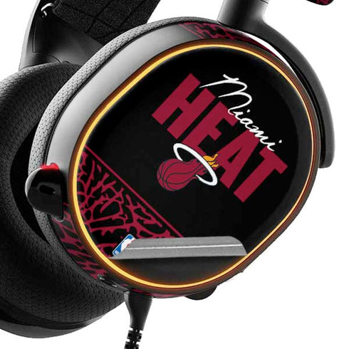 NBA Miami Heat Elephant Print SteelSeries Arctis 3 Skin