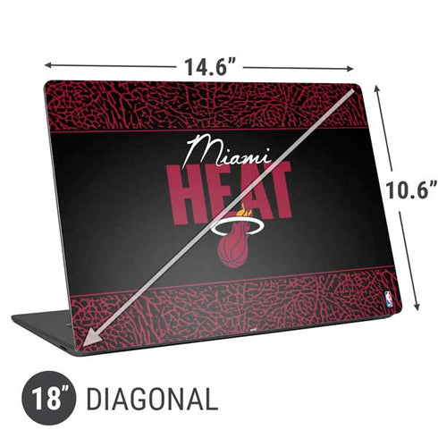 NBA Miami Heat Elephant Print Universal Laptop 18in (14.6 x 10.6in) Skin
