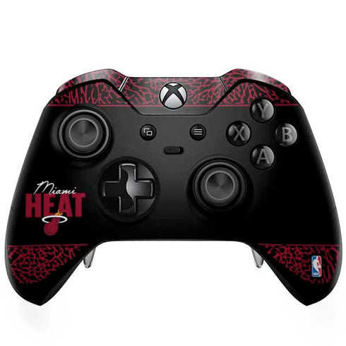 NBA Miami Heat Elephant Print Xbox One Elite Controller Skin