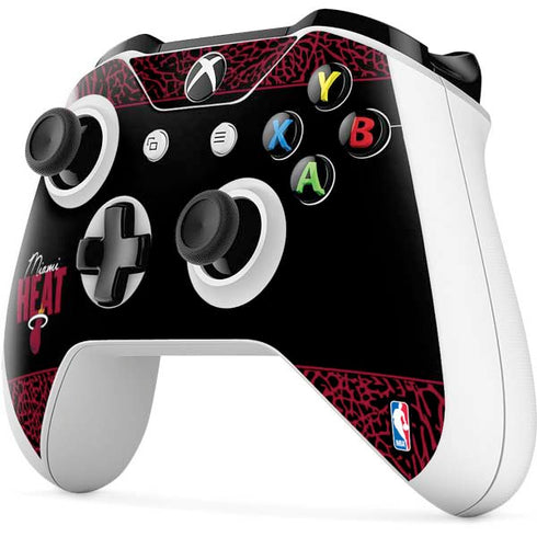 NBA Miami Heat Elephant Print Xbox One S Controller Skin