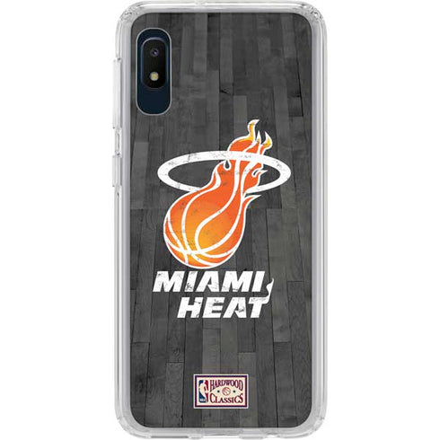 NBA Miami Heat Hardwood Classics Galaxy A10e Clear Case