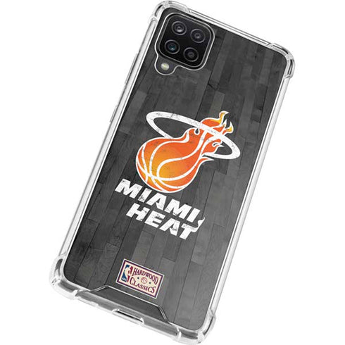 NBA Miami Heat Hardwood Classics Galaxy A12 Clear Case