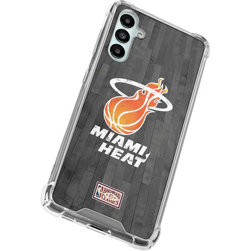 NBA Miami Heat Hardwood Classics Galaxy A15 5G Clear Case