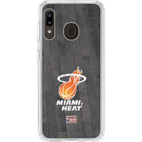 NBA Miami Heat Hardwood Classics Galaxy A20 Clear Case