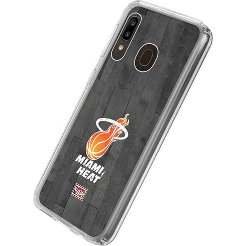 NBA Miami Heat Hardwood Classics Galaxy A20 Clear Case