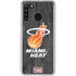 NBA Miami Heat Hardwood Classics Galaxy A21 Clear Case