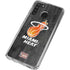 NBA Miami Heat Hardwood Classics Galaxy A21 Clear Case