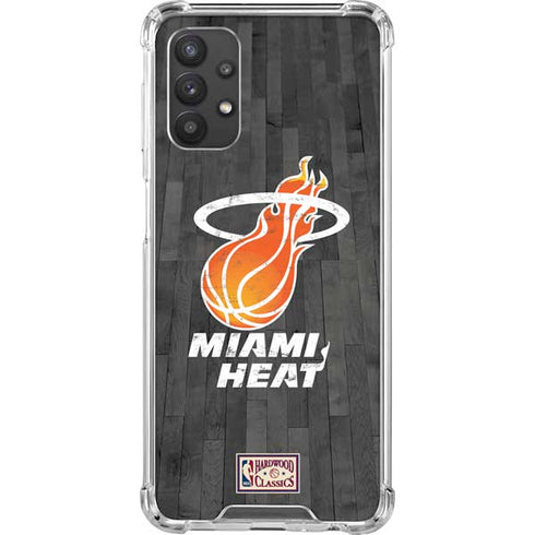 NBA Miami Heat Hardwood Classics Galaxy A32 5G Clear Case