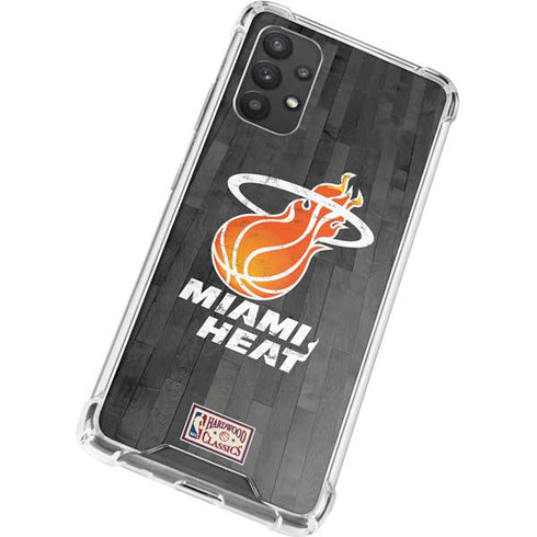 NBA Miami Heat Hardwood Classics Galaxy A32 5G Clear Case