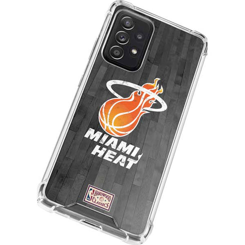 NBA Miami Heat Hardwood Classics Galaxy A52 5G Clear Case