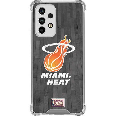 NBA Miami Heat Hardwood Classics Galaxy A53 5G Clear Case