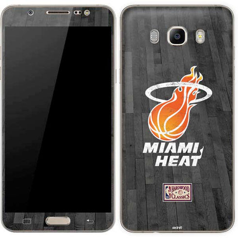 NBA Miami Heat Hardwood Classics Galaxy J7 Skin