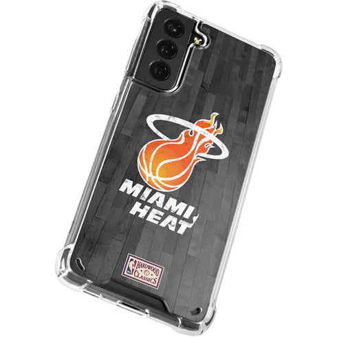 NBA Miami Heat Hardwood Classics Galaxy S21 5G Clear Case