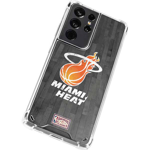 NBA Miami Heat Hardwood Classics Galaxy S21 Ultra 5G Clear Case