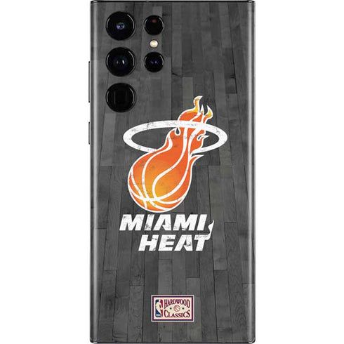 NBA Miami Heat Hardwood Classics Galaxy S22 Ultra Skin