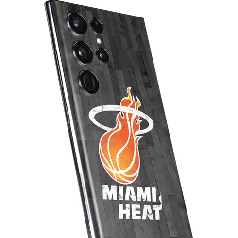 NBA Miami Heat Hardwood Classics Galaxy S22 Ultra Skin