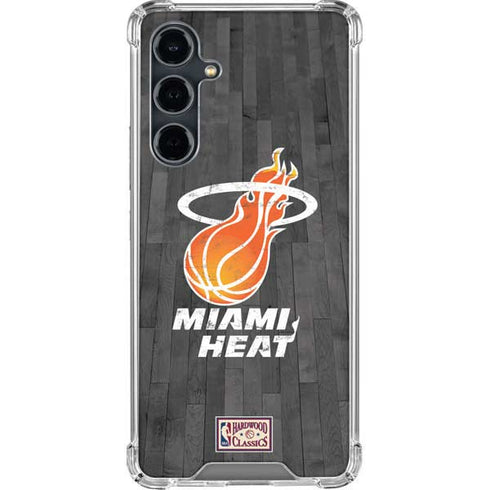 NBA Miami Heat Hardwood Classics Galaxy S23 FE Clear Case