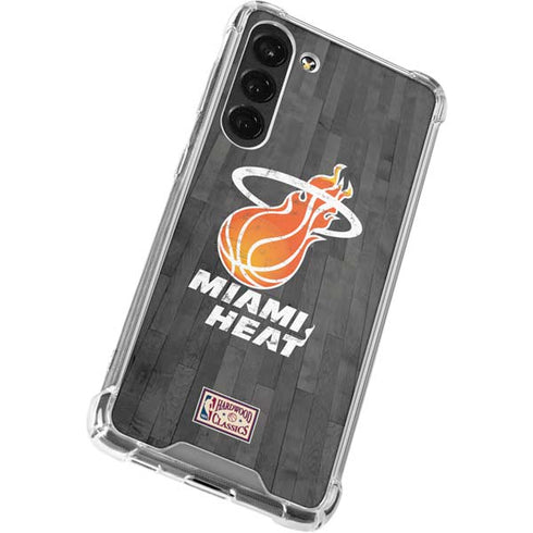 NBA Miami Heat Hardwood Classics Galaxy S23 Plus Clear Case