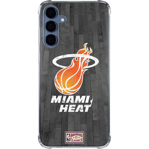 NBA Miami Heat Hardwood Classics Galaxy S24 Clear Case