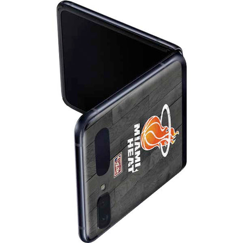 NBA Miami Heat Hardwood Classics Galaxy Z Flip Skin
