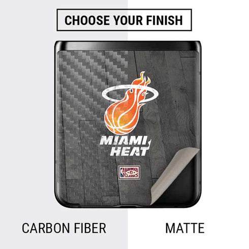 NBA Miami Heat Hardwood Classics Galaxy Z Flip Skin