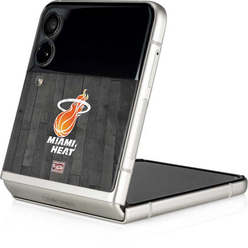 NBA Miami Heat Hardwood Classics Galaxy Z Flip3 5G Skin