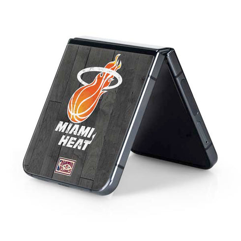 NBA Miami Heat Hardwood Classics Galaxy Z Flip5 5G Skin