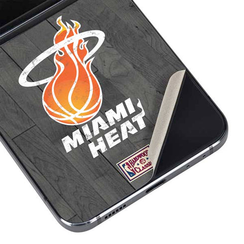 NBA Miami Heat Hardwood Classics Galaxy Z Flip5 5G Skin