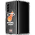 NBA Miami Heat Hardwood Classics Galaxy Z Fold4 5G Clear Case