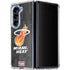 NBA Miami Heat Hardwood Classics Galaxy Z Fold5 5G Clear Case