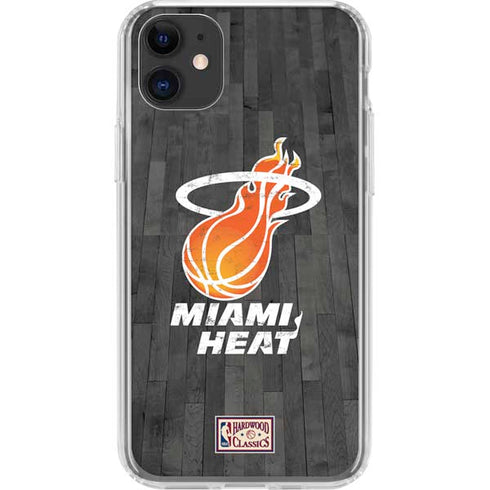 NBA Miami Heat Hardwood Classics iPhone 11 Clear Case