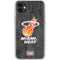 NBA Miami Heat Hardwood Classics iPhone 11 Clear Case