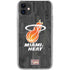 NBA Miami Heat Hardwood Classics iPhone 11 Clear Case
