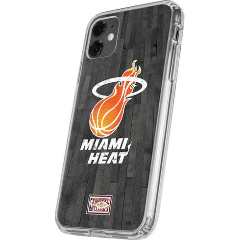 NBA Miami Heat Hardwood Classics iPhone 11 Clear Case