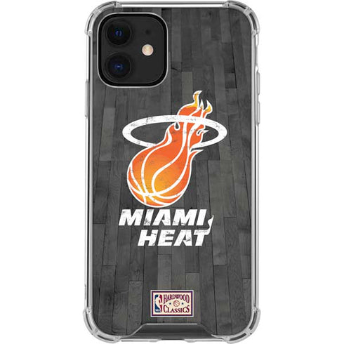 NBA Miami Heat Hardwood Classics iPhone 12 Mini Clear Case