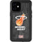 NBA Miami Heat Hardwood Classics iPhone 12 Mini Waterproof Case