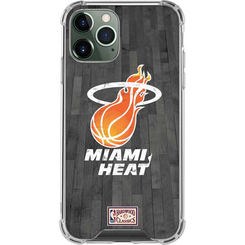 NBA Miami Heat Hardwood Classics iPhone 12 Pro Clear Case