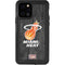 NBA Miami Heat Hardwood Classics iPhone 12 Pro Waterproof Case