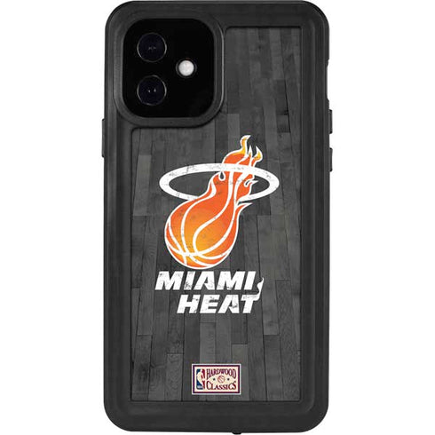 NBA Miami Heat Hardwood Classics iPhone 12 Waterproof Case