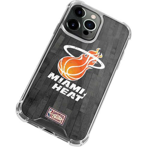 NBA Miami Heat Hardwood Classics iPhone 13 Pro Max Clear Case