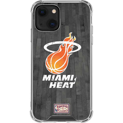 NBA Miami Heat Hardwood Classics iPhone 14 Clear Case