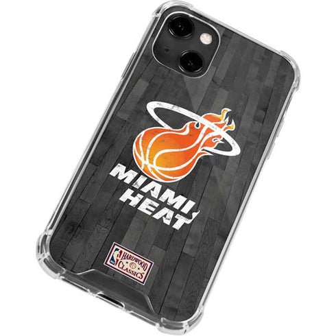 NBA Miami Heat Hardwood Classics iPhone 14 Clear Case